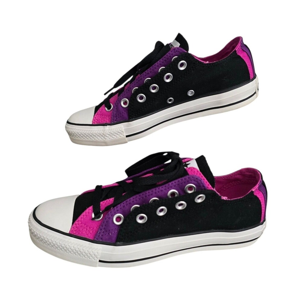 Converse Chuck Taylor All Star Low Sneakers Womens Size 8 Multicolor Rare - Picture 3 of 12